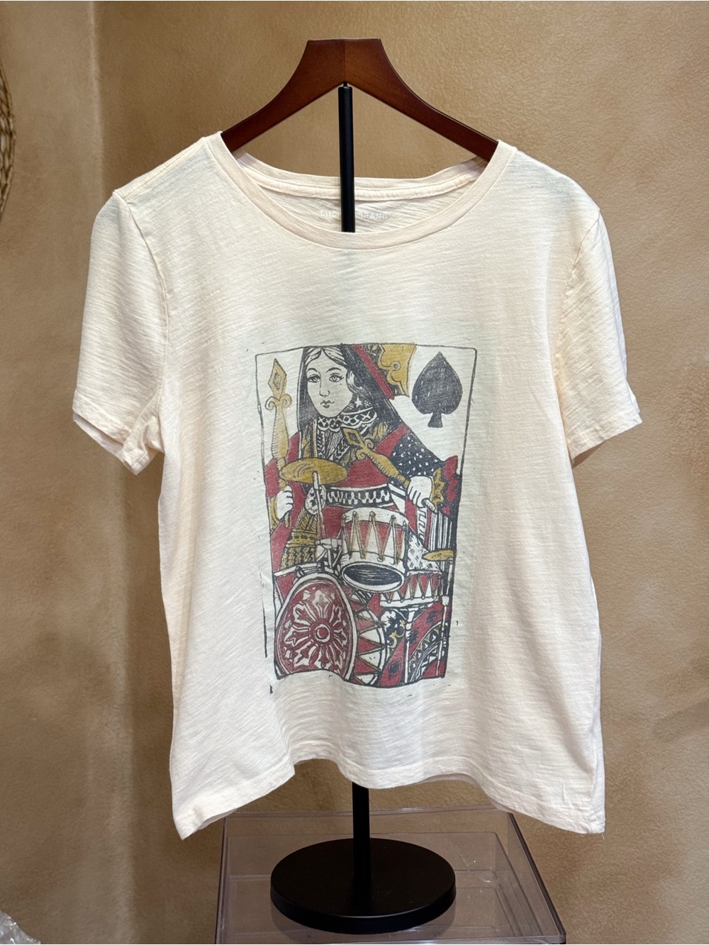 Lucky Brand Queen Of Spades Classic Crew

🚫 Pets/🚭